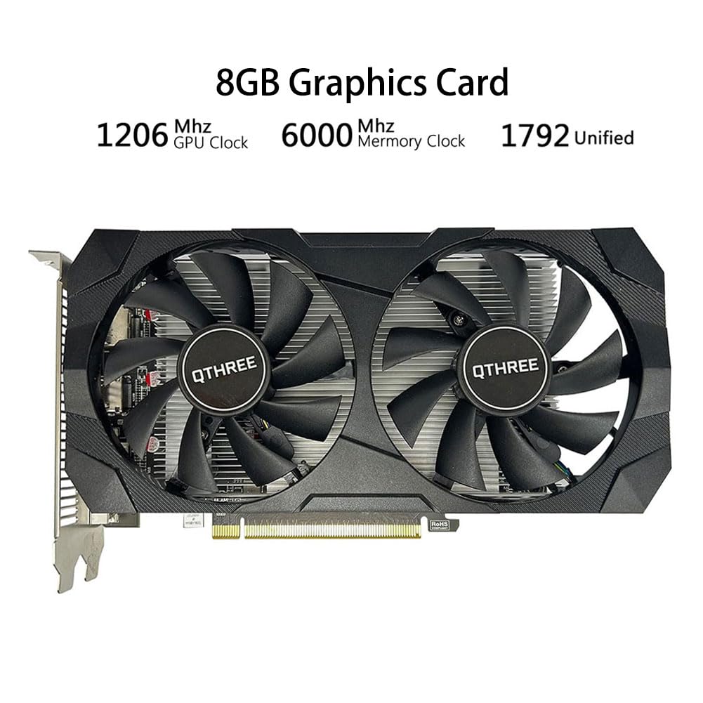 Amazon.com: QTHREE Radeon RX 560 XT 8GB GDDR5 Graphics Card,1792SP